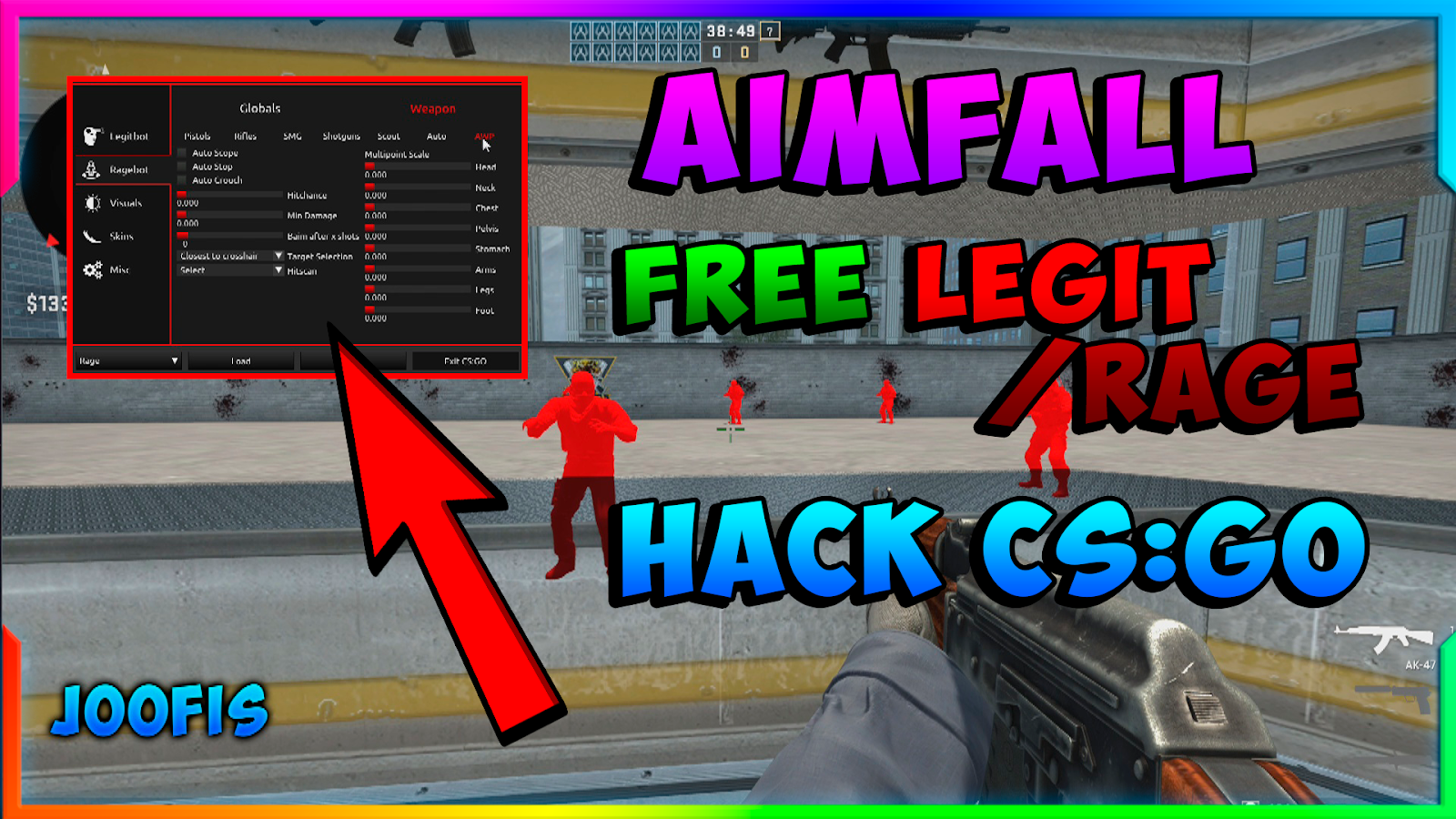 AIMFALL CSGO FREE CHEAT LEGIT/RAGE AIMBOT WALLHACK DLL + CFG