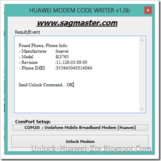 Huawei Modem Code Writer pour Windows a telecharger