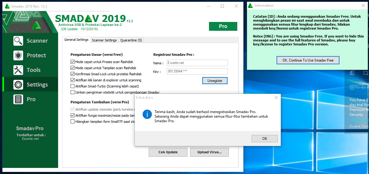 How to Activate Smadav Pro Permanent