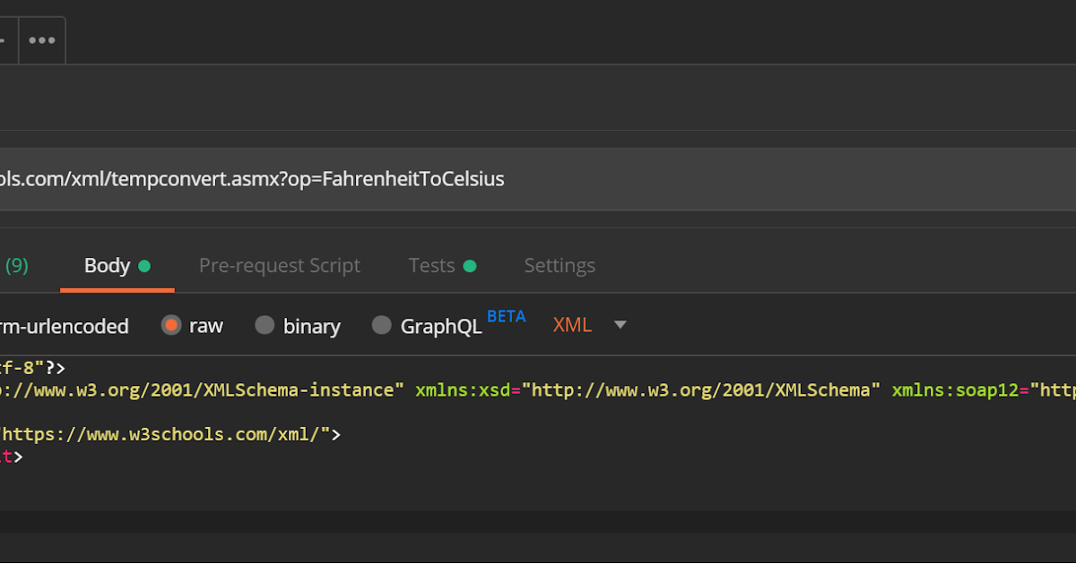 Testing "Software" Times Using Postman for calling a SOAP  Service