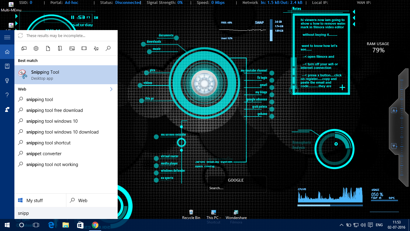 Wats tricks and tutorials: 2 way to take screen shot on windows 10