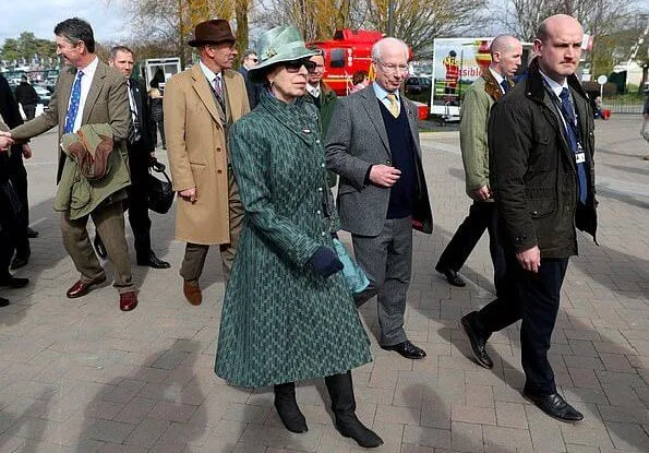 Zara wore purple Claire Mischevani coat. Autumn Phillips wore Really Wild coat, Duchess of Cambridge's favourite labels