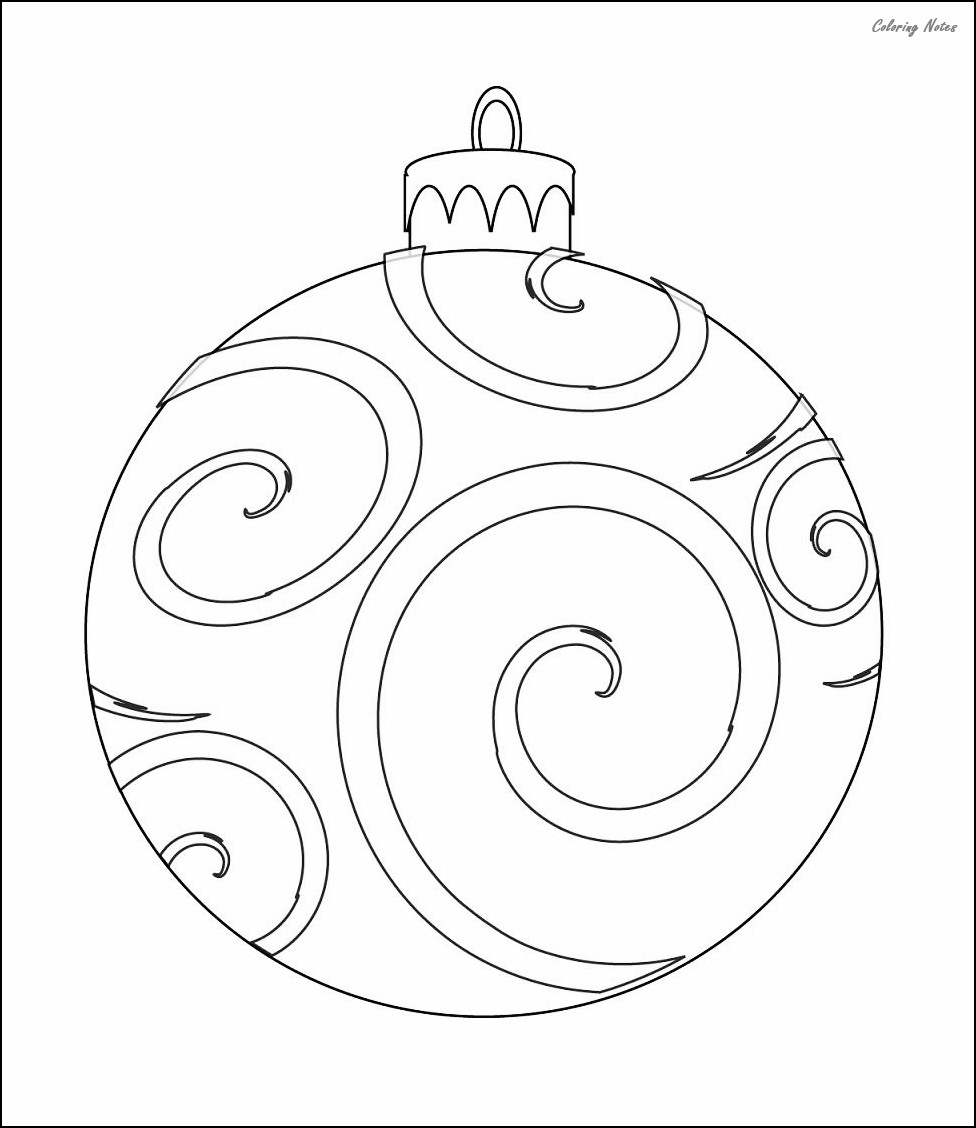 30 Best Christmas Ornaments Coloring Pages Free Printable COLORING PAGES FOR KIDS FREE PRINTABLE