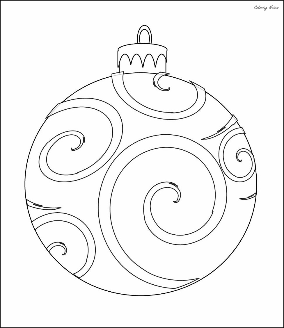 Printable Christmas Ornament Printable Christmas Ornament