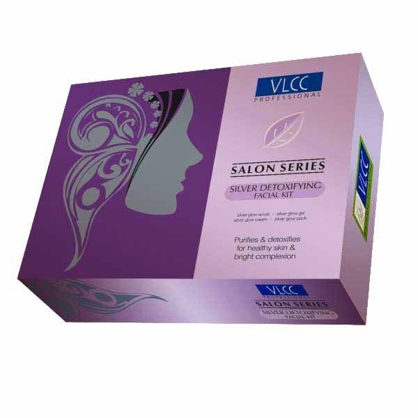 Facial Kit VLCC Silver Kit for Oily Skin In Hindi