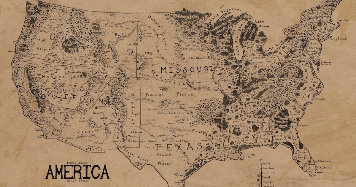 Lord Of The Rings Colorado Map Map Of The Week: America-Lord Of The Rings Style