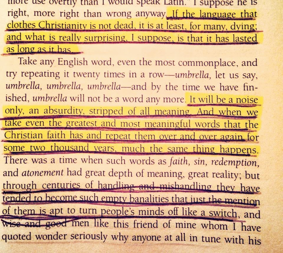 At The Margins Threadbare Language Frederick Buechner