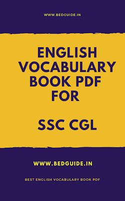 Best Books To Improve English Vocabulary PDF For SSC CGL (Free Download) 