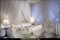 romantic bedroom decorating glam bedrooms decor master luxury flowers champagne romance bed bedding canopy decorations heart shaped candles theme chocolates