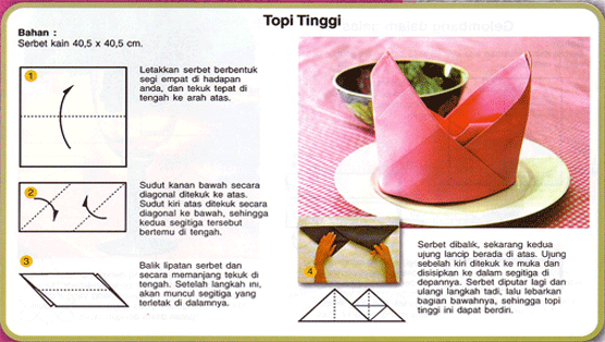 Training Restoran Napkin Folding 1