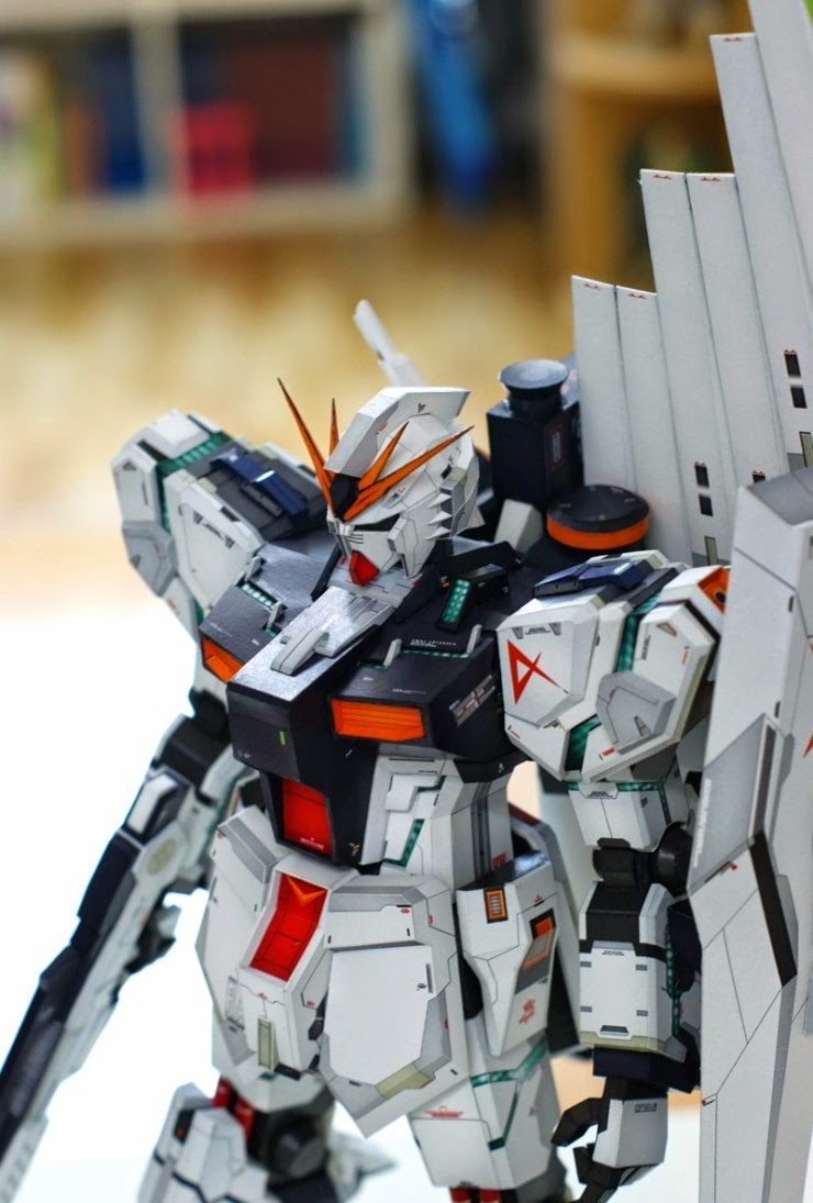 GUNDAM GUY: Gundam Papercraft: RX-93 Nu Gundam