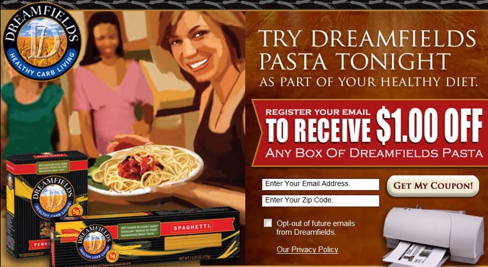 ♥♥♥The Nikolai Nuthouse♥♥♥ 1 off any Dreamfields Pasta Printable Coupons