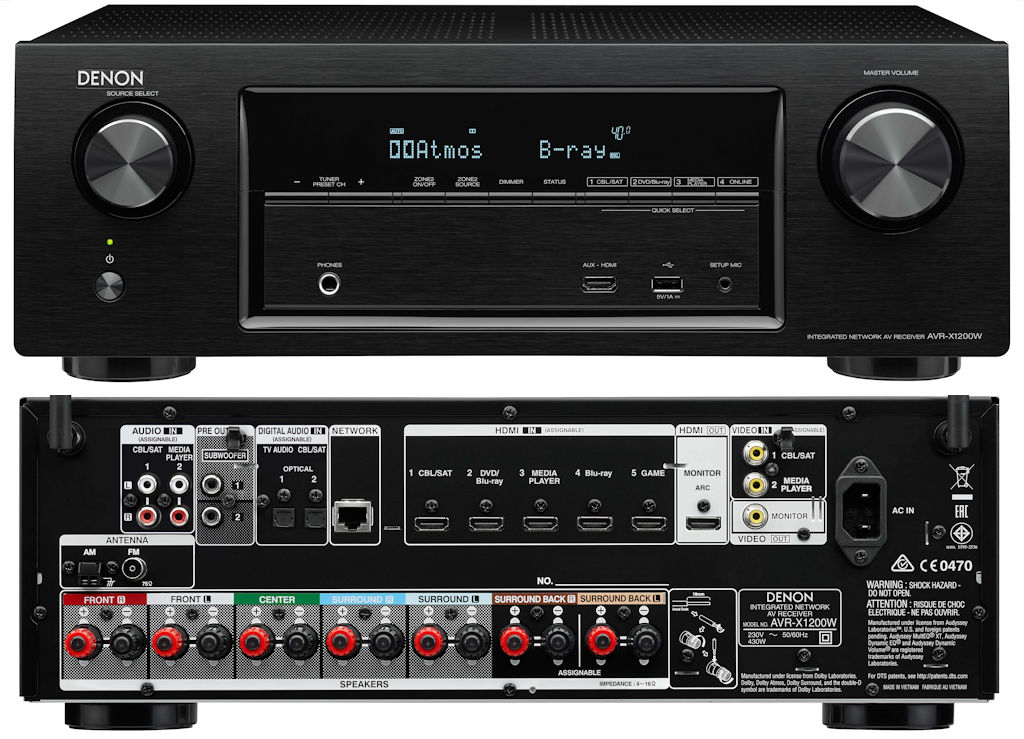 Denon AVRX1200W Amply Denon Cao Cấp