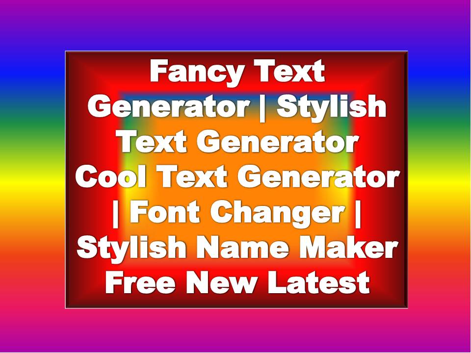 cool text generator