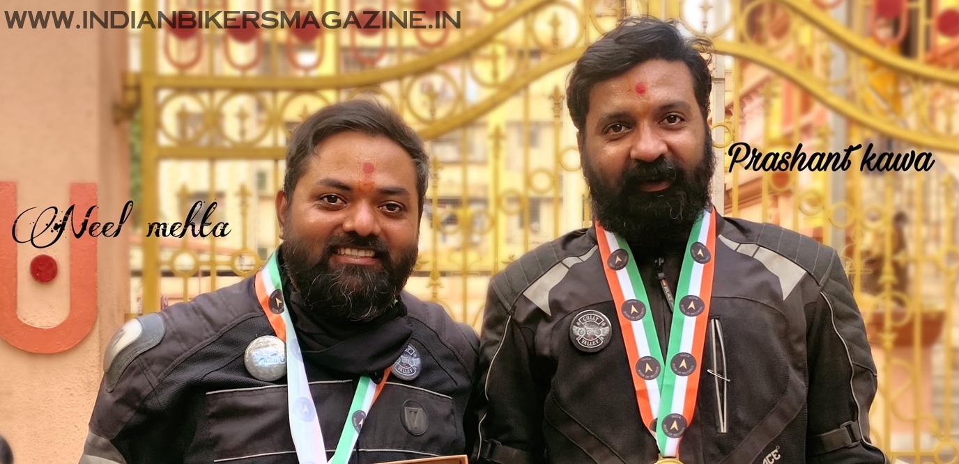 Two Motorcyclist Set A Record For Completing "Longest Spiritual Ride In India"  | Neel Mehta, Prashant Kawa