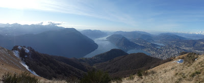 Brè sopra Lugano, Monte Boglia, Denti della Vecchia, Sentiero Lago di Lugano @wandernohneende