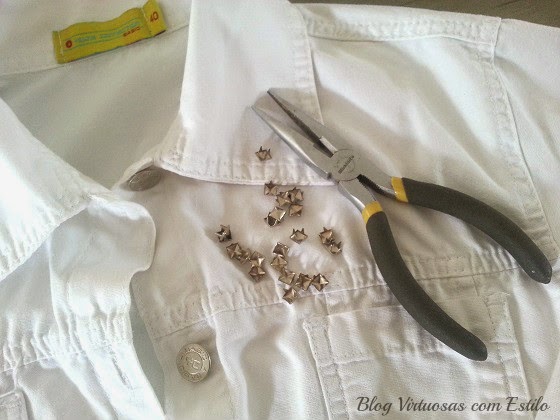 customizar jaqueta jeans branca
