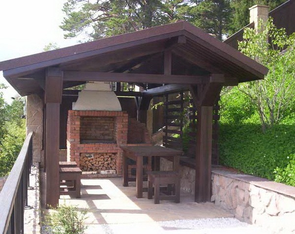 Gazebo With Barbecue Photos Photo Arbors