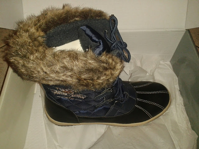 Stiefel HV Polo Quilted Short - Seitenansicht HV Polo Quilted Short in blau