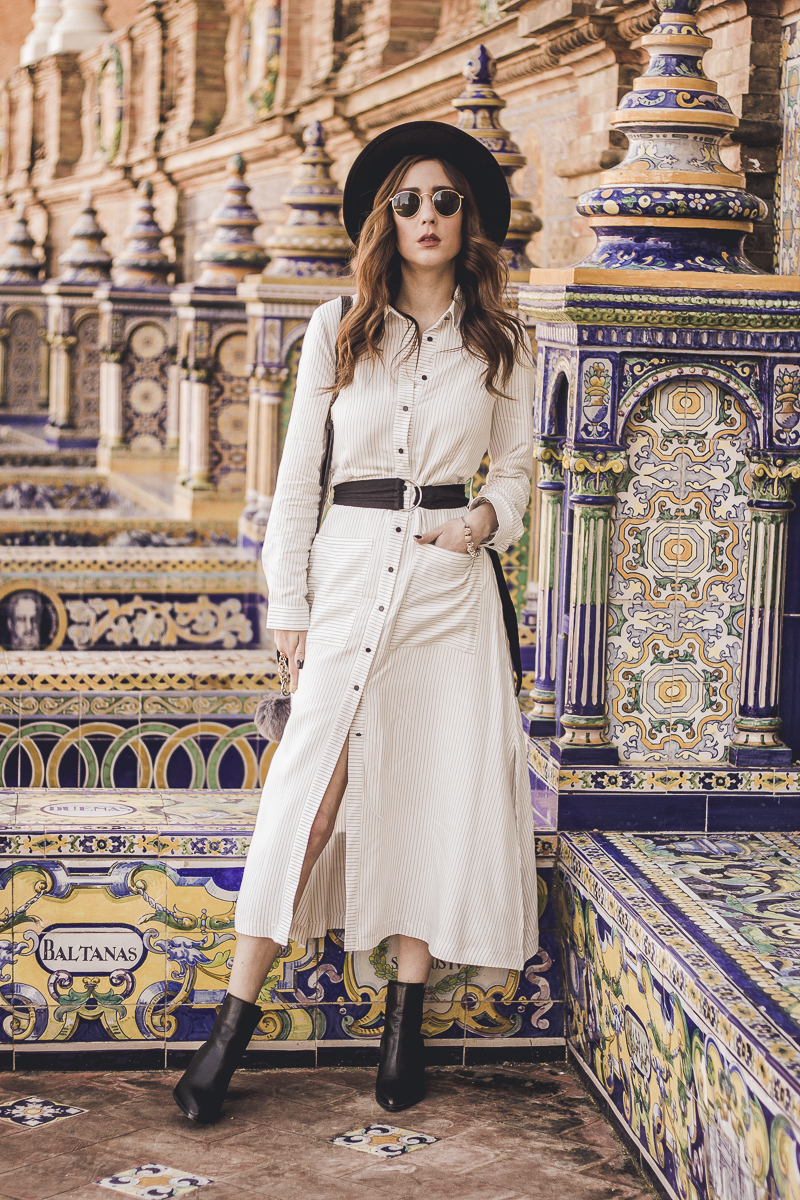 MIDI SHIRT DRESS-- SEVILLA