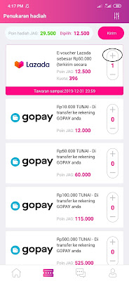 Cara Menukarkan Poin JAG dengan Voucher Lazada 50 Ribu