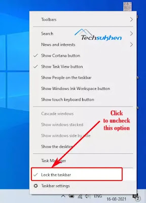 [3 easy ways] how to unlock the taskbar on your Windows computer