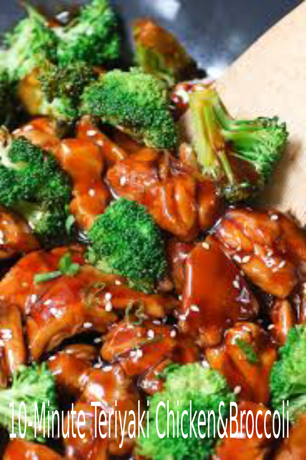10Minute Teriyaki Chicken & Broccoli happy cook