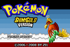 Pokemon Shiny Gold GBA, Cover