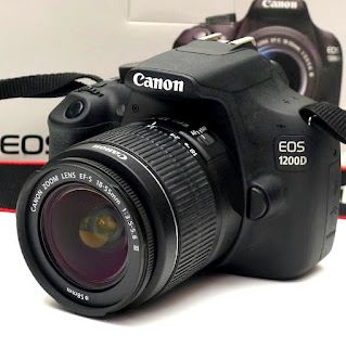 Kamera 2nd Canon Eos 1200D Fullset di Malang