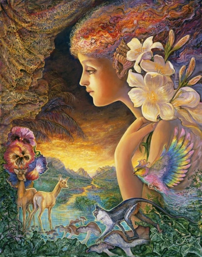 Британский художник-фантаст. Josephine Wall