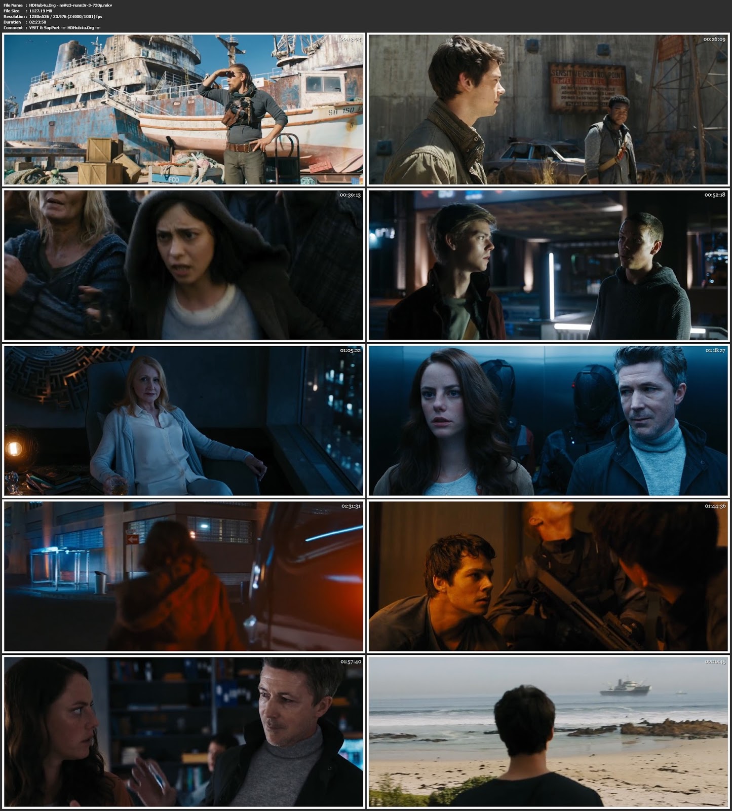 Maze Runner The Death Cure 2017 English Movie 720p WEB-DL Esubs 1.1GB Download