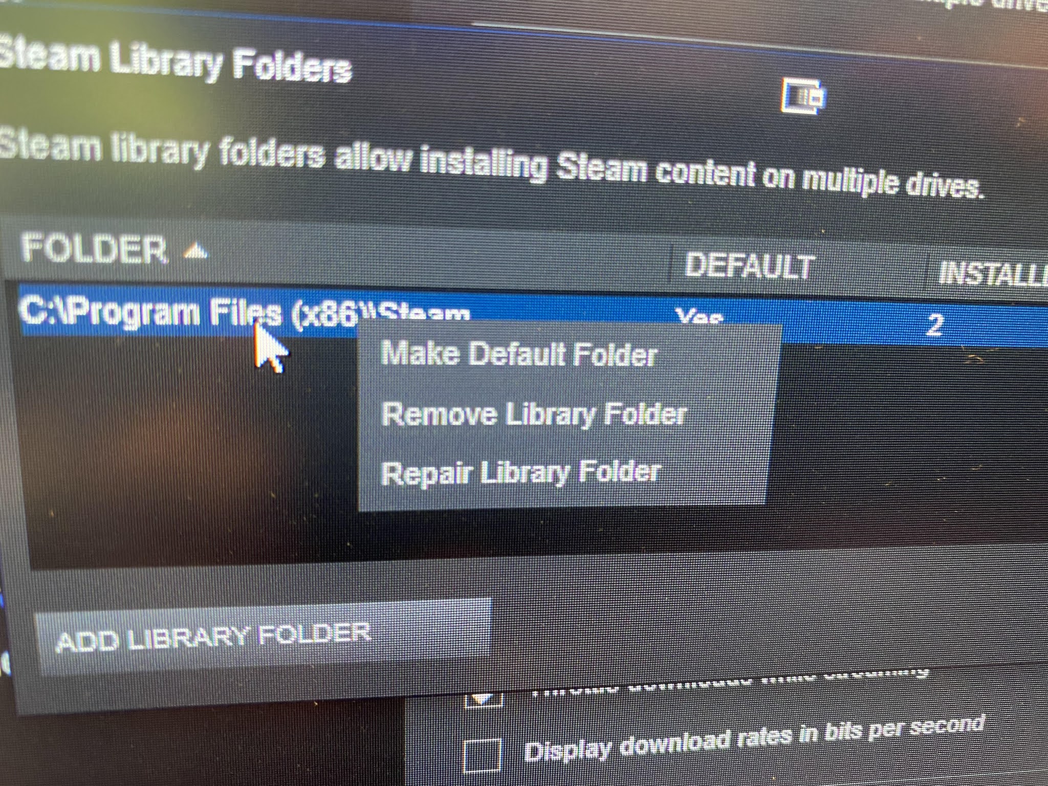 steam download 0 bytes per second