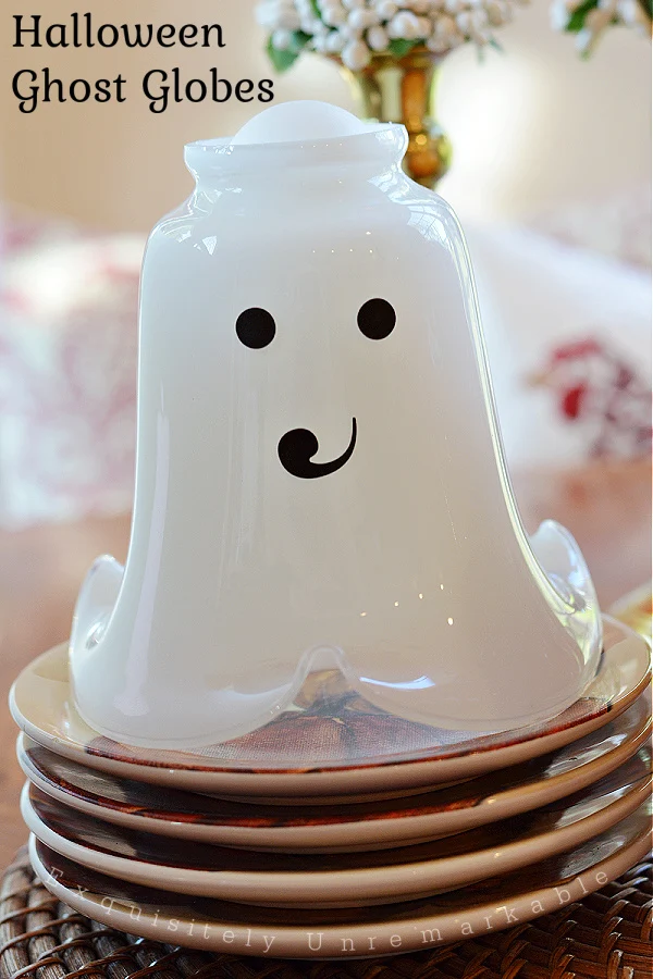 Halloween Ghost Globes DIY Pinterest Pin