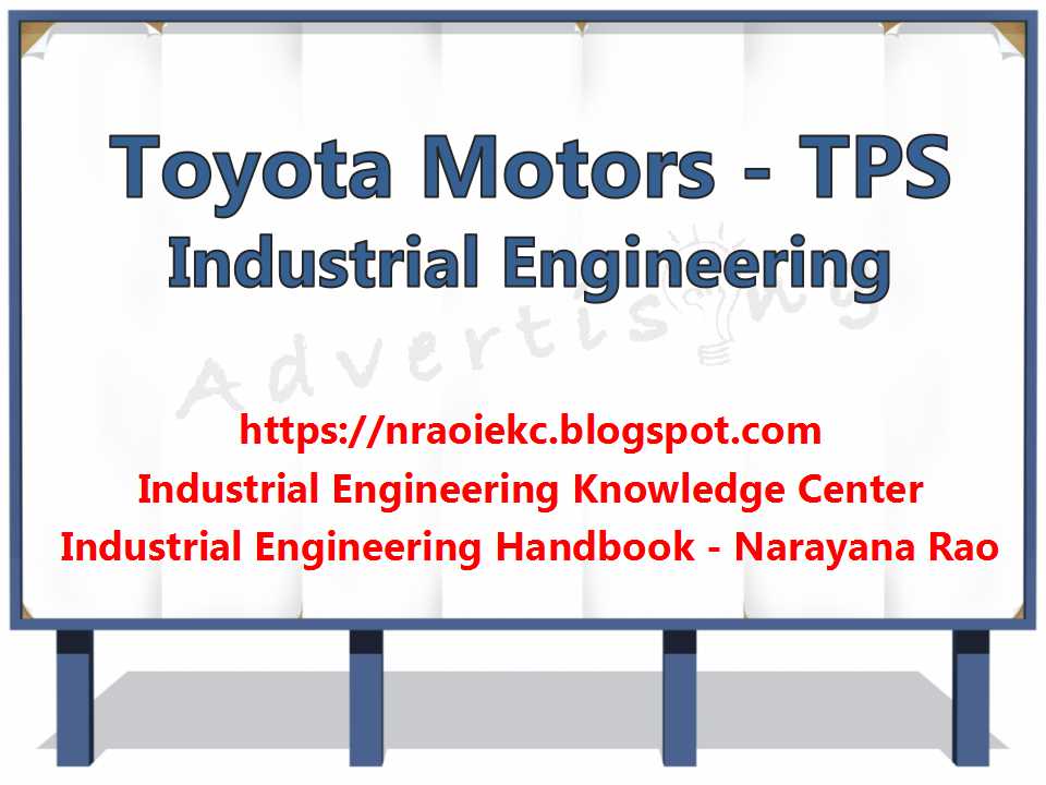 Industrial Engineering Knowledge Center: Toyota TPS - Industrial