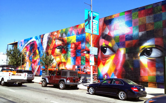 Second Street Art Mural By Brazilian Painter Eduardo Kobra In Los Angeles, USA. 1