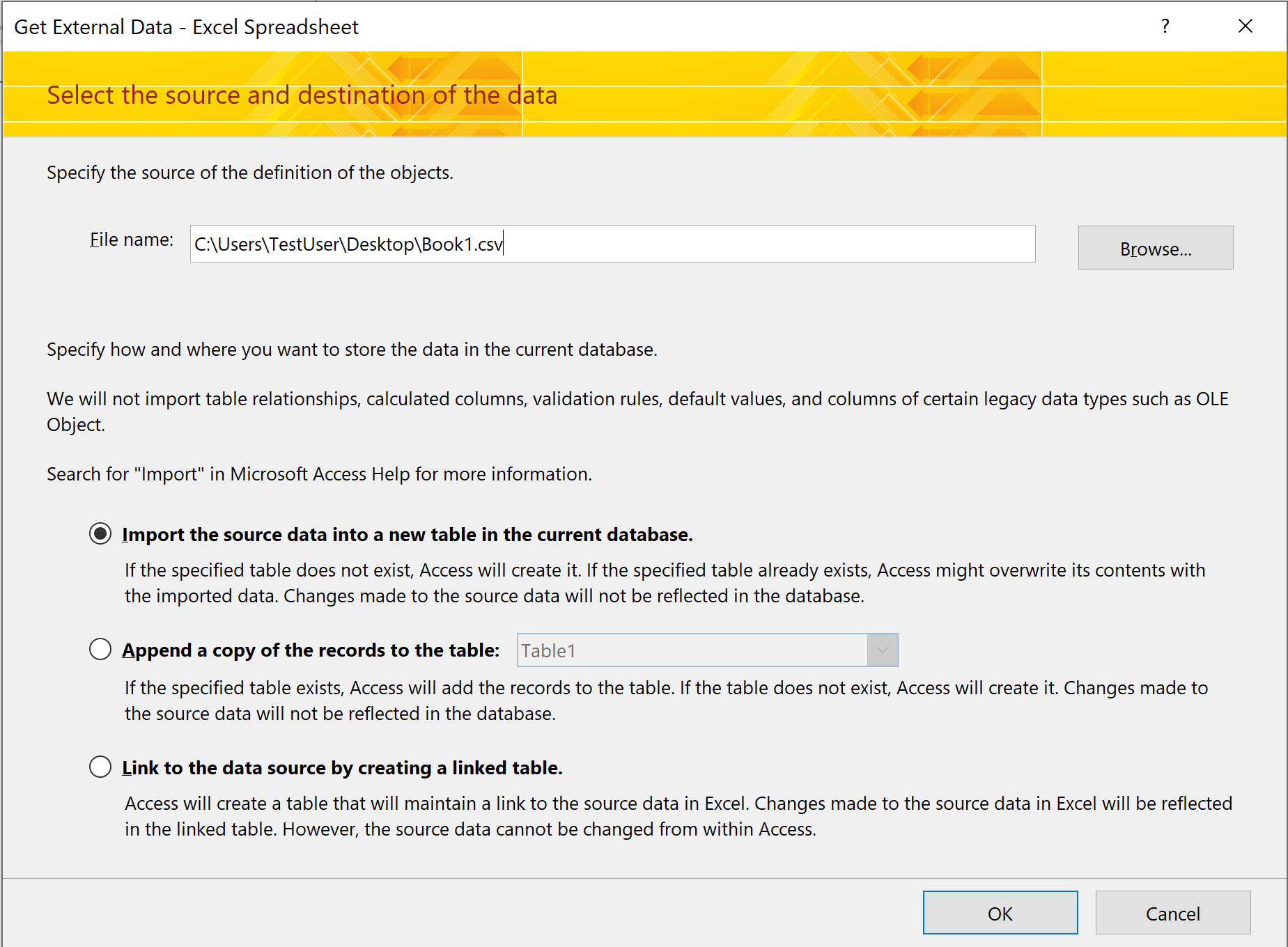 HodentekHelp: How can we convert the Excel data table to Access?