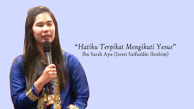'Saya Memilih Kristus', Kisah Ibu Sarah Ayu Istri Pendeta Saifuddin Ibrahim
