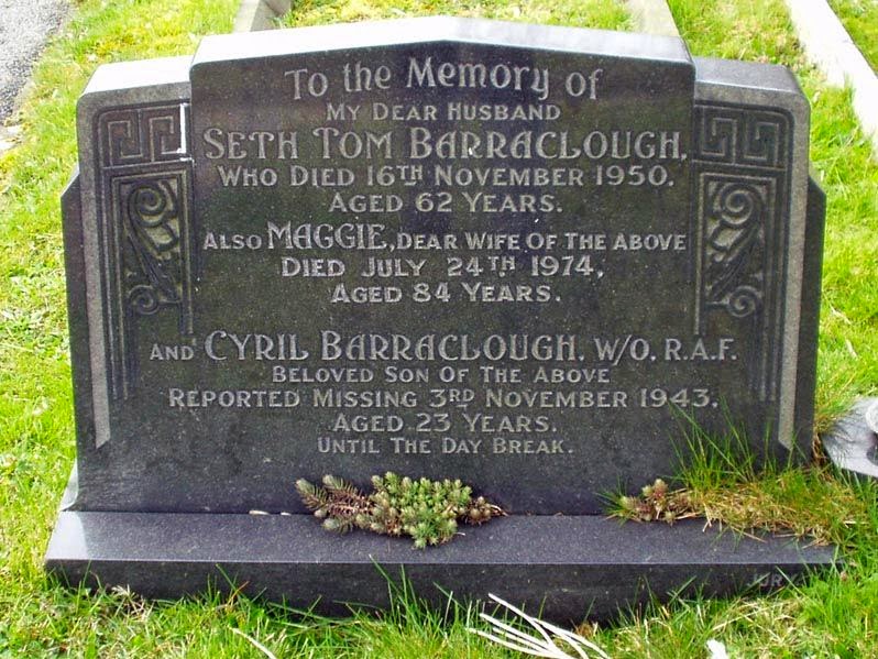 Barnsley & District War Memorial Gravestones Cudworth Cemetery Cyril