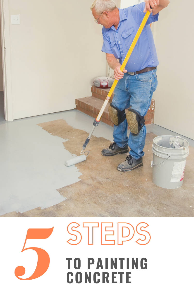 Your Loveland CO Resource 5 Steps To Painting Concrete