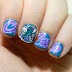 Charlotte Hornets Nail Art