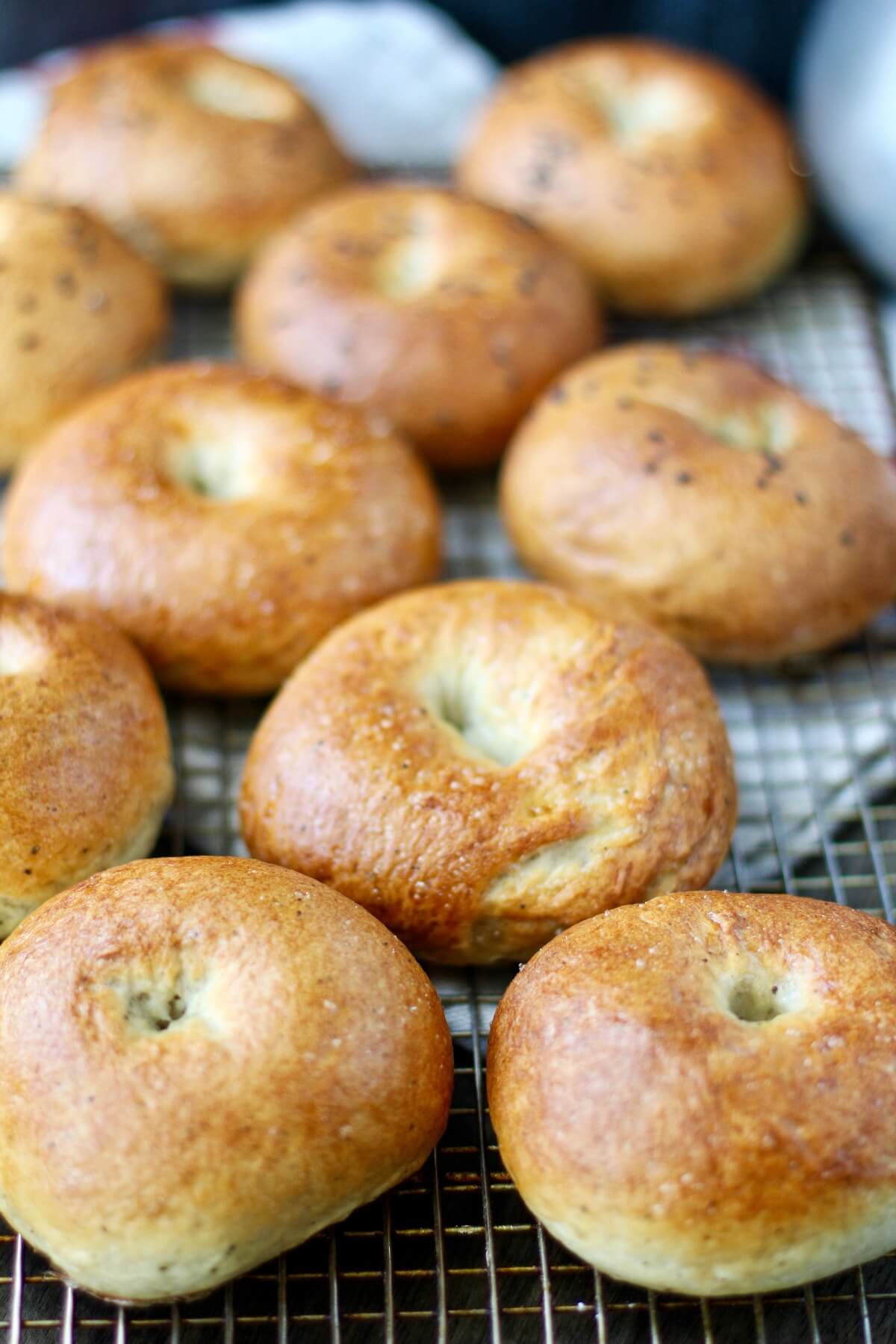 Overnight Bagels with Black Pepper Karen's Kitchen Stories
