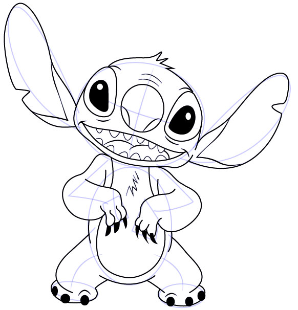 Tutorial Menggambar Stitch | cara simpel menggambar stitch dari lilo dan stitch Tutorial Menggambar Stitch | cara simpel menggambar stitch dari lilo dan stitch