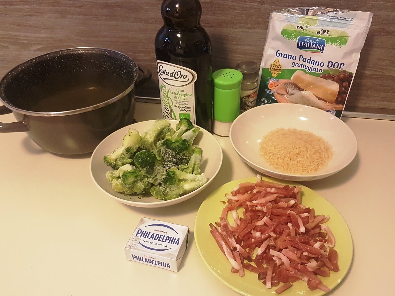 Risotto cremoso ai broccoli e speck