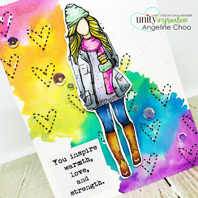 ScrappyScrappy: July Blog Hop with Unity Stamp - Rainbow Oxide Hearts #scrappyscrappy #unitystampco #tyoutube #quicktipvideo #card #cardmaking #craft #crafting #timholtz #emersongirl #rainbowoxide #distressoxide #rainbow #watercolor