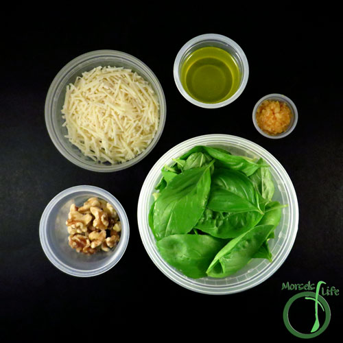 Morsels of Life - Green Basil Pesto Step 1 - Gather all materials. 