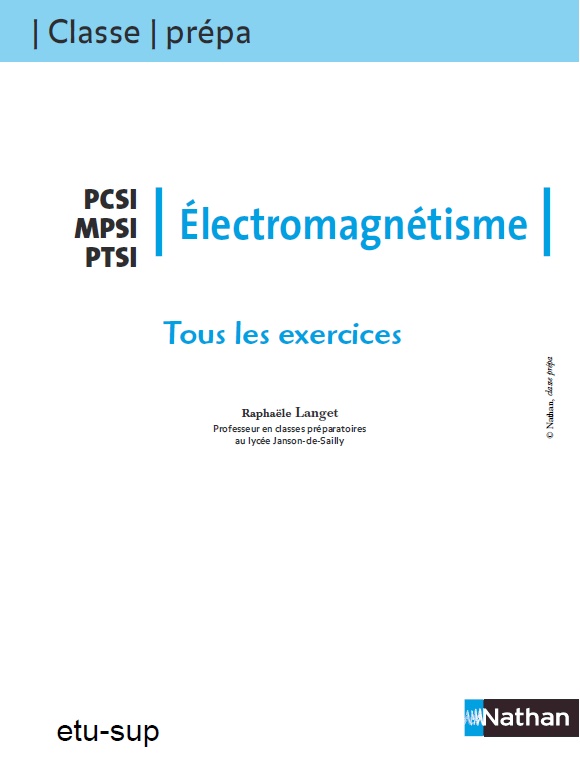 Électromagnétisme QCM et exercices corrigés 