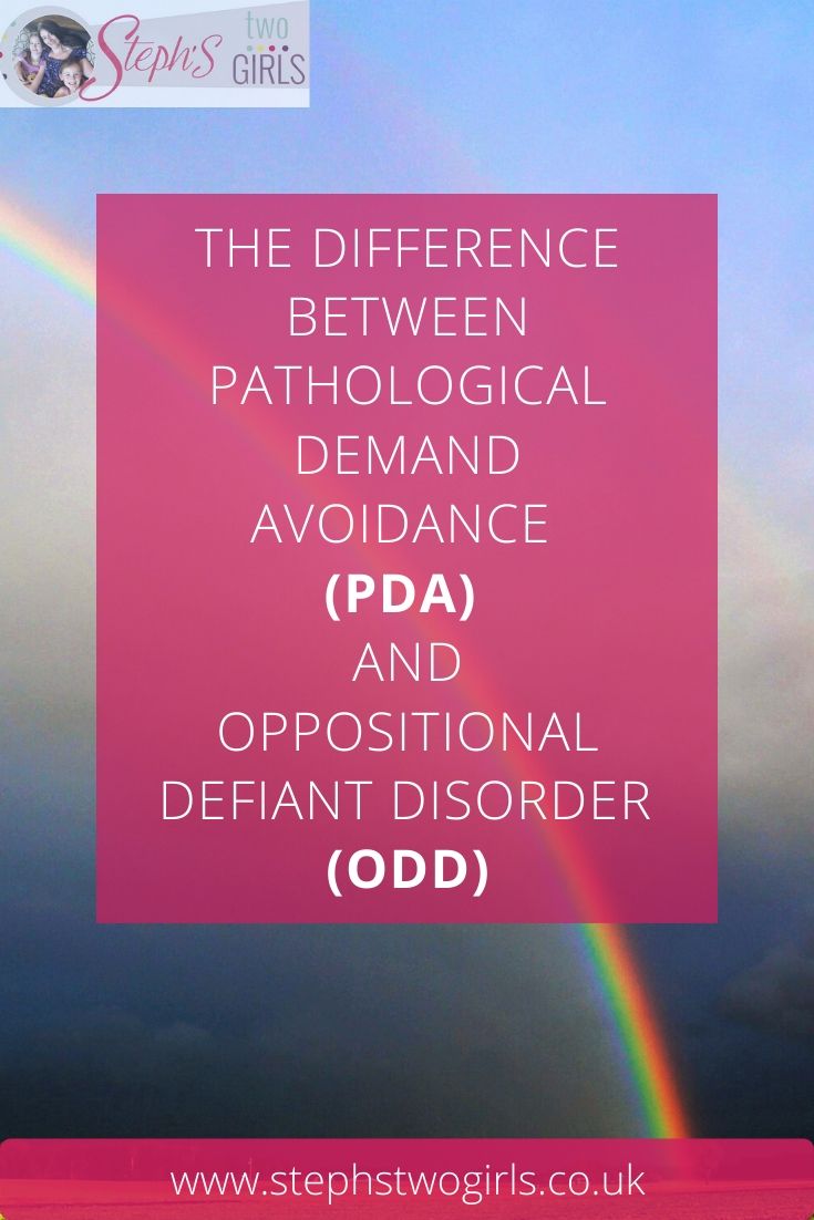 The difference between Pathological Demand Avoidance (PDA) and Oppositional Defiant Disorder