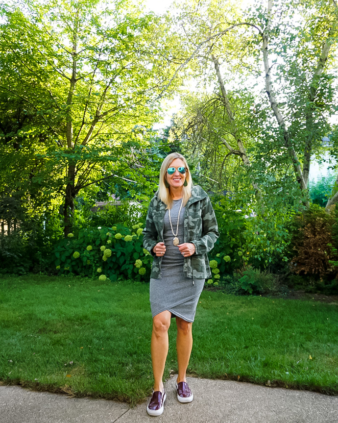 How to Wear a Ruched Dress Fall