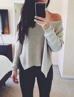 Women's Chic Style Loose Fitting Sweater