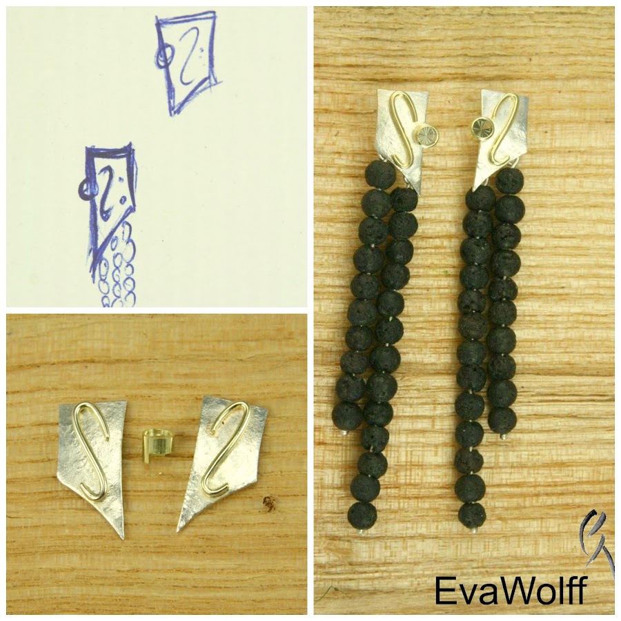 Proceso de creación orfebre Eva Wolff